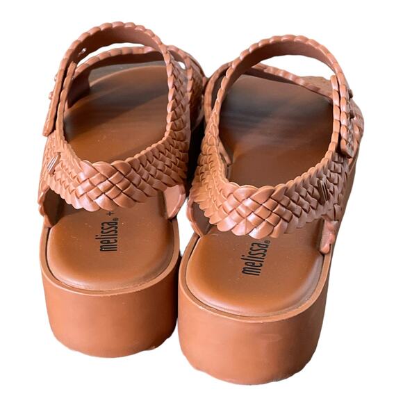 Melissa + Salinas Hotness Wedge Sandals Size 8.5 - Picture 7 of 16